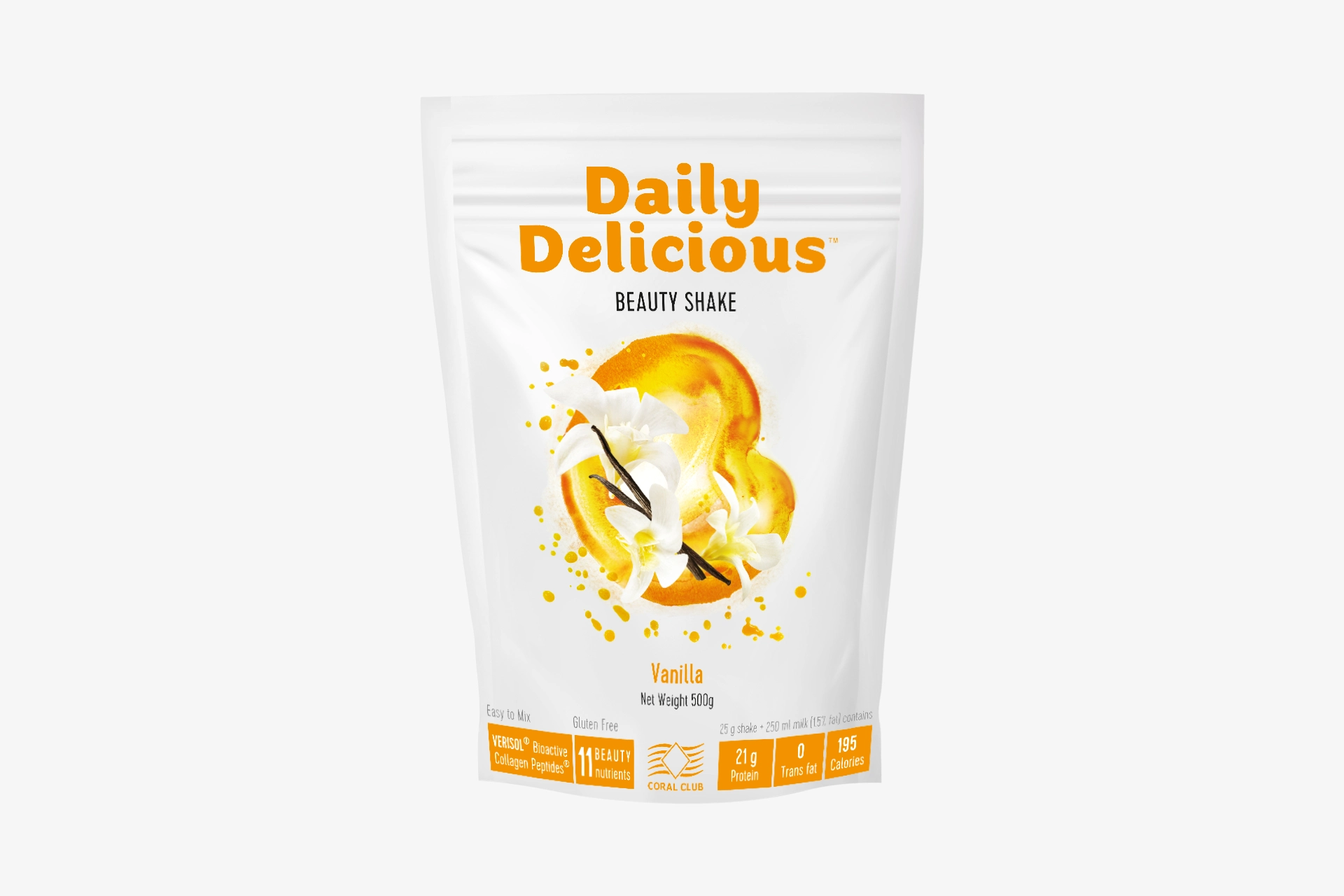  Daily Delicious Beauty Shake cu aromă de vanilie